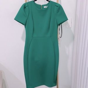 Calvin Klein emerald green dress size 10 NWT